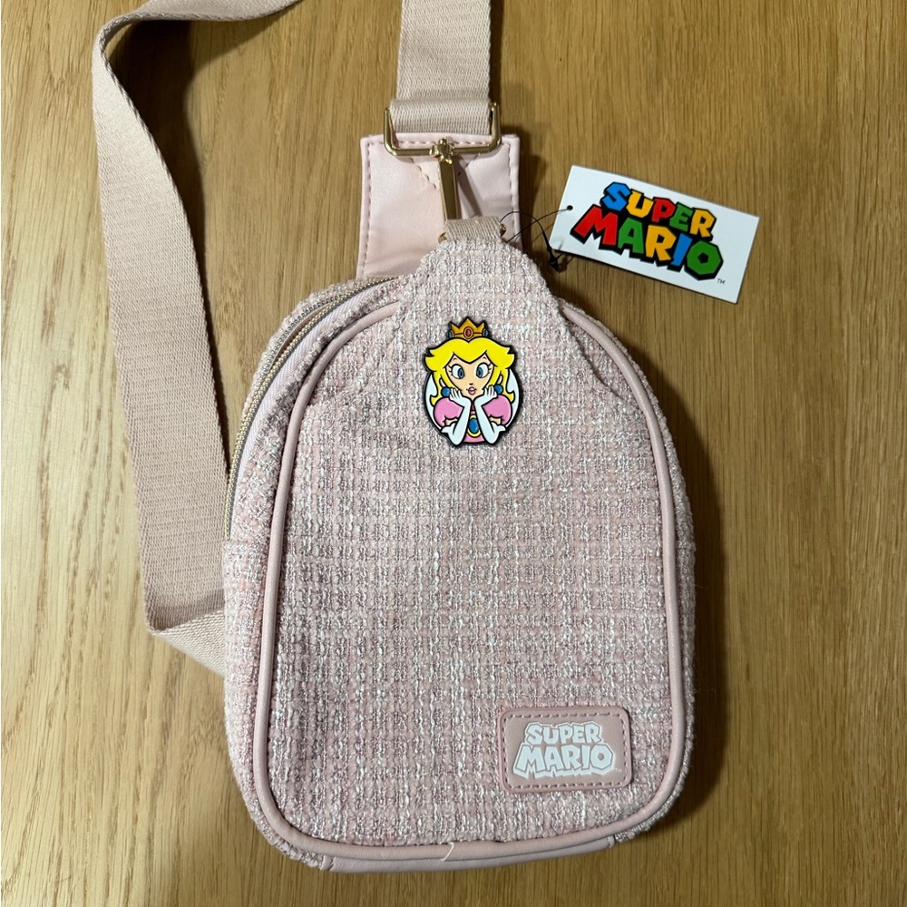 Nintendo Princess Peach Pink Mini Sling Bag